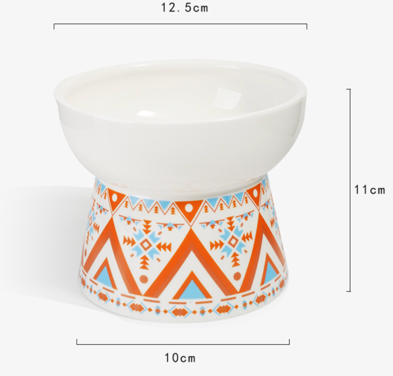 Chenpet Ceramic High Quality Boho Patterns Cat Bowls