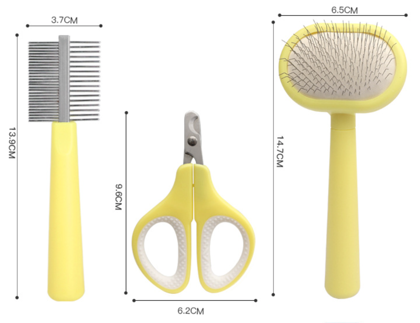 Chenpet High Quality Cat Grooming Tools Sparse Double Teeth