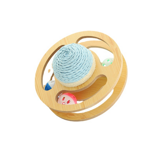 Chenpet High Quality Space Style Cat Wooden Sisal Toys