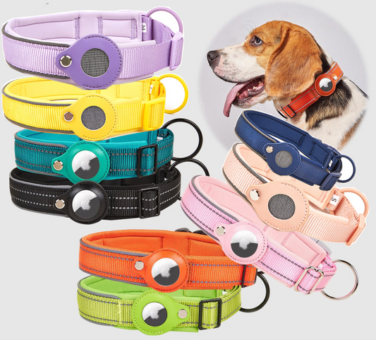 Chenpet Custom Dog AirTag Pet Collars Dog Leashed Pet Accessories