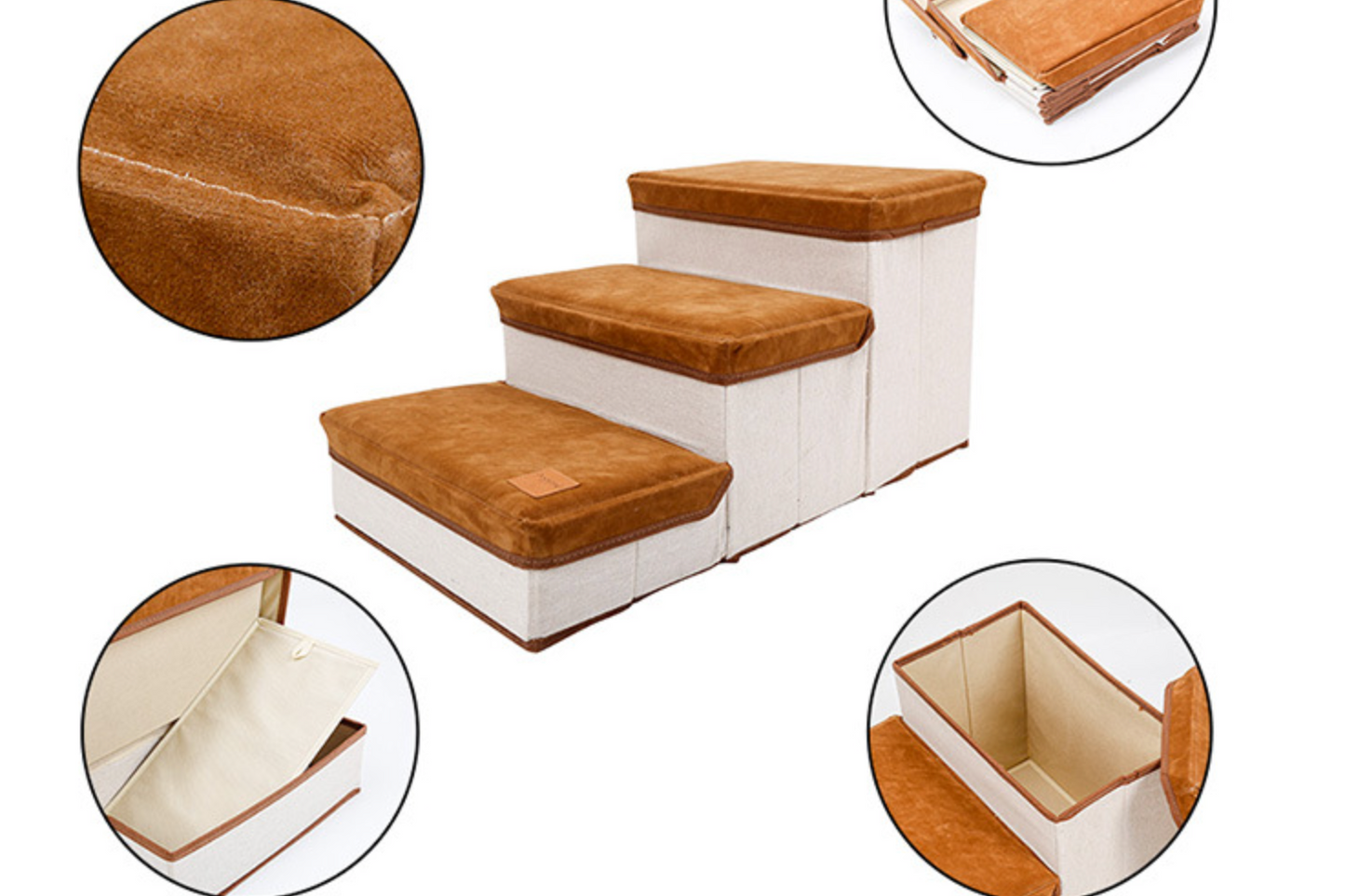 Chenpet Custom Pet Foam Sofa Staircase Dog Storage Box