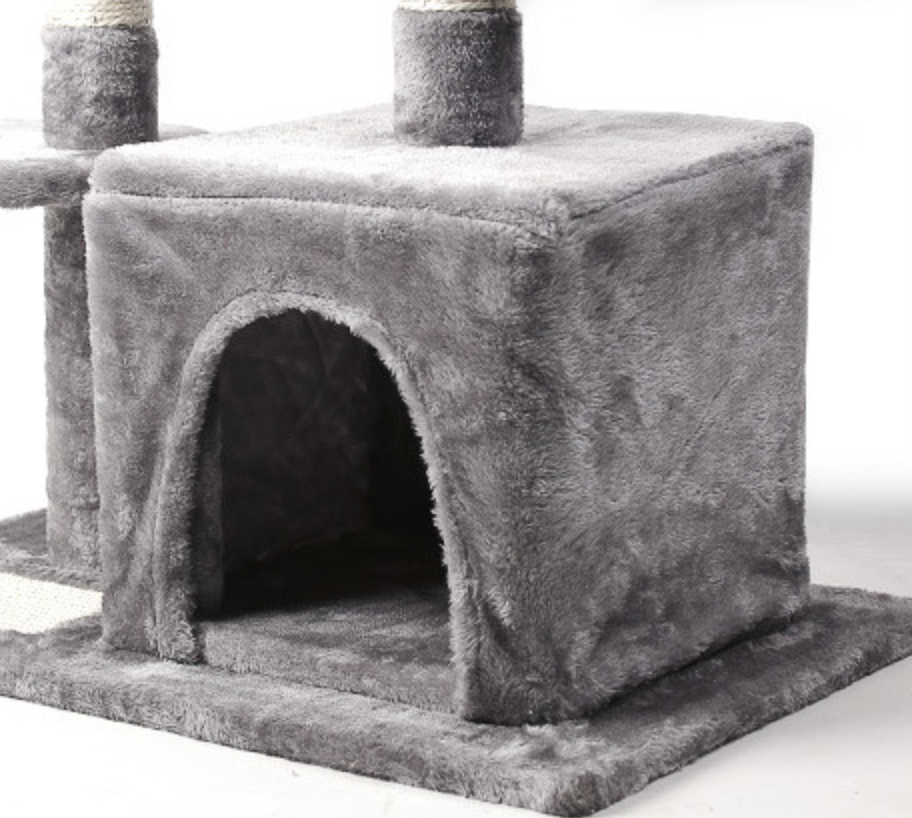 Chenpet High Quality Plush Gray Cat Trees