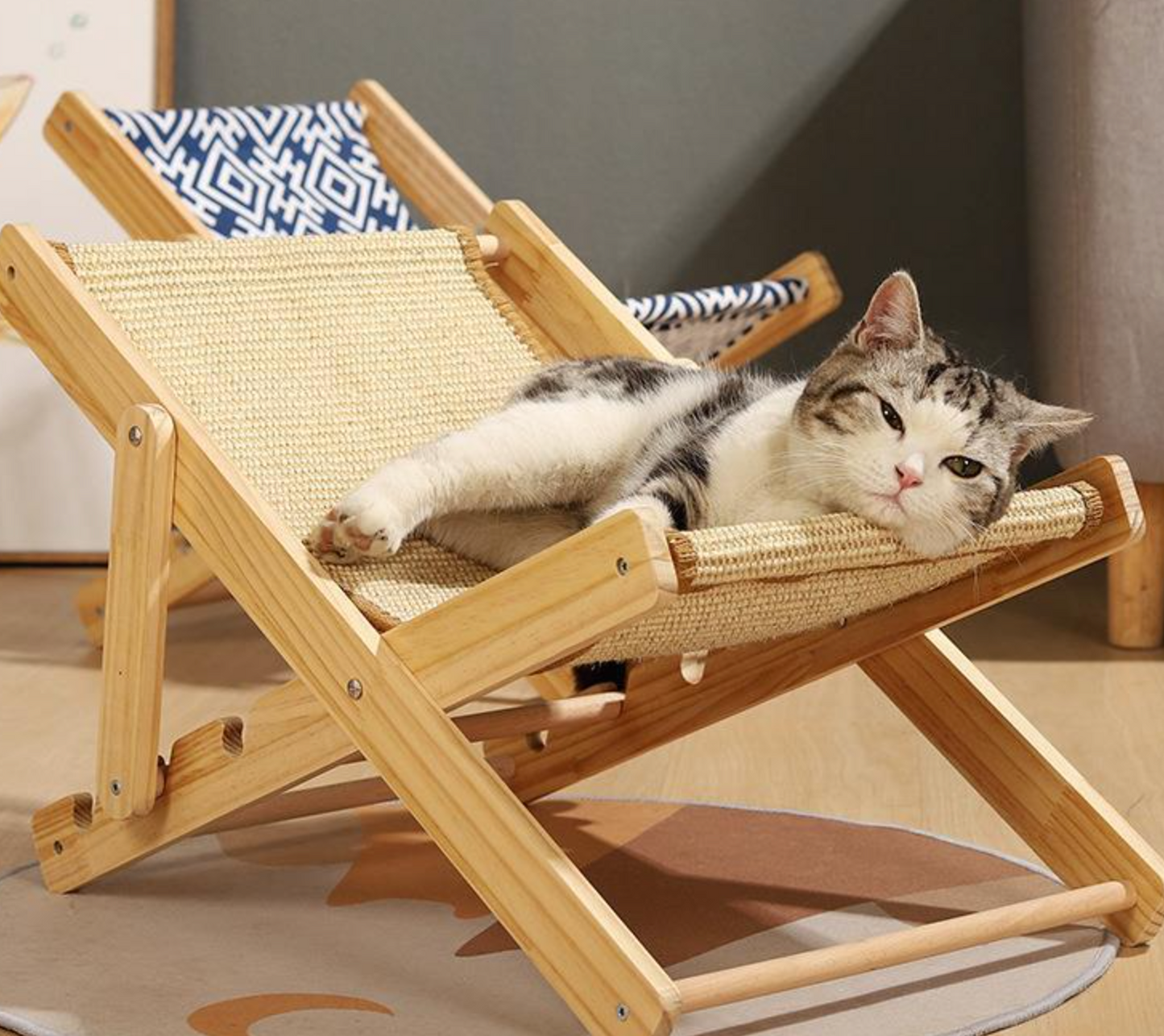 Chenpet New Arrival Solid Wood Cat Beds Cozy Pet Beds