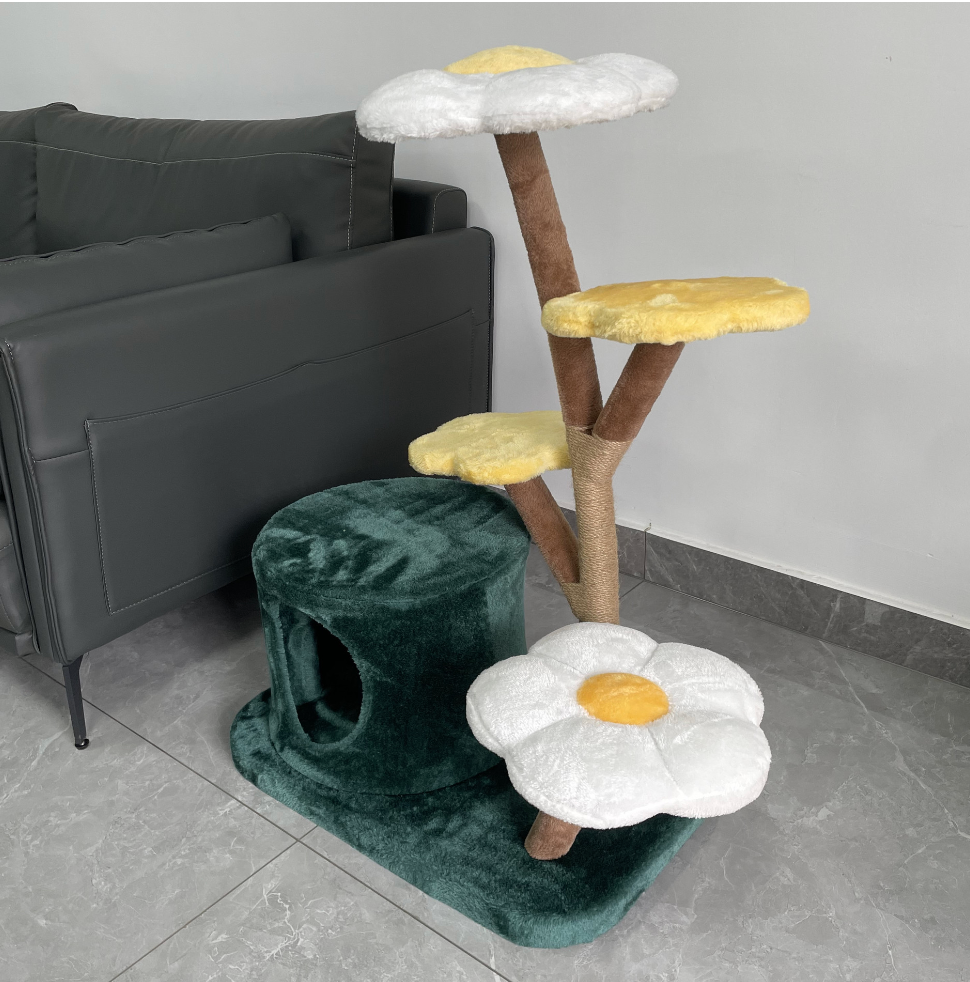 Chenpet Custom Flower Style High Quality Cat Trees