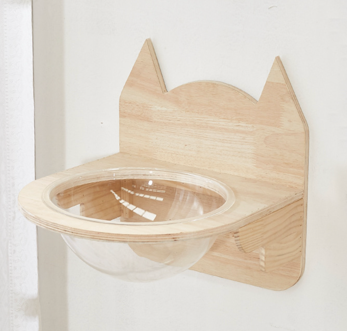 Chenpet  Wooden Cat Tree Modern Wall Mounted Shelves