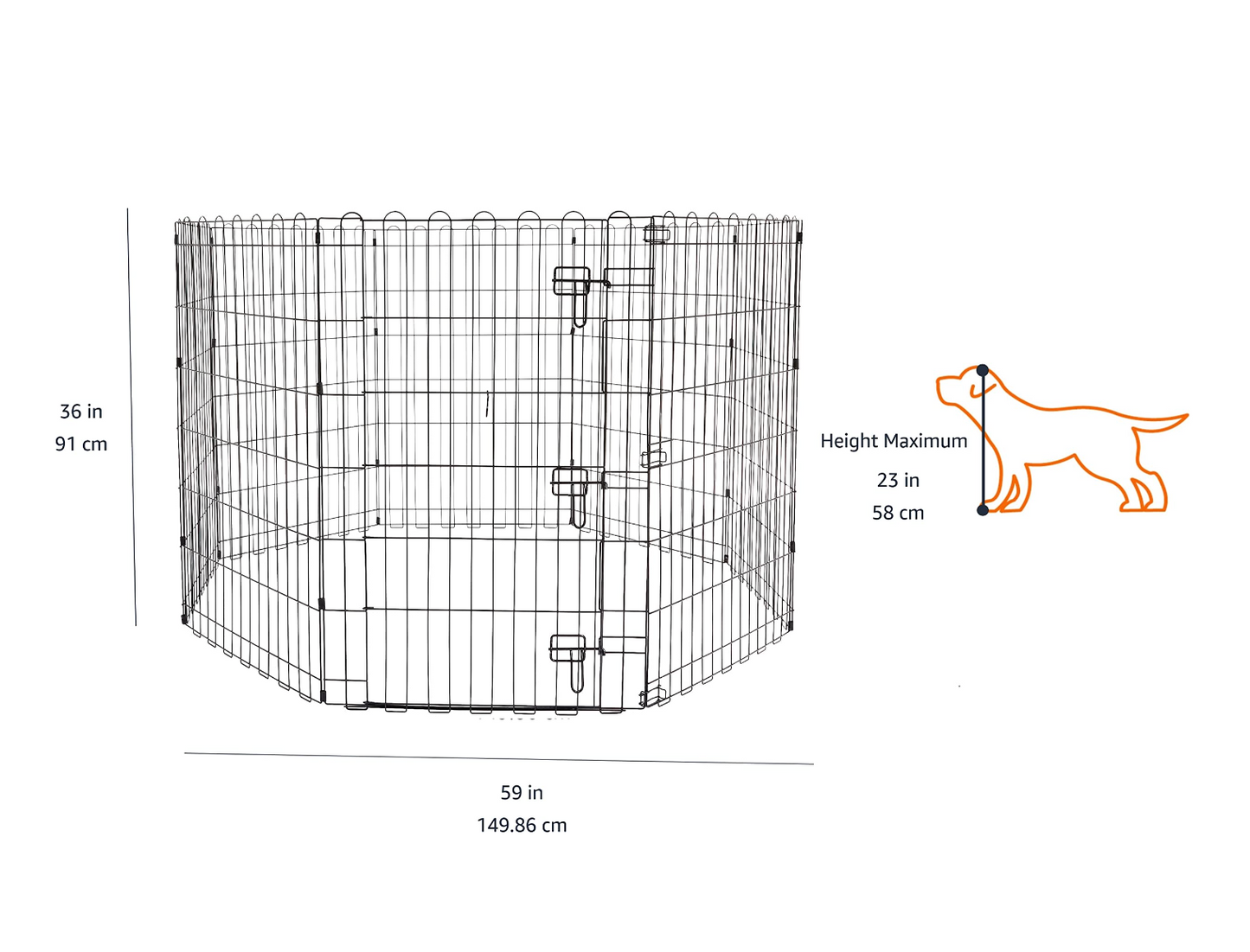 Chenpet Custom Flexible Pet Metal Pet enclosure