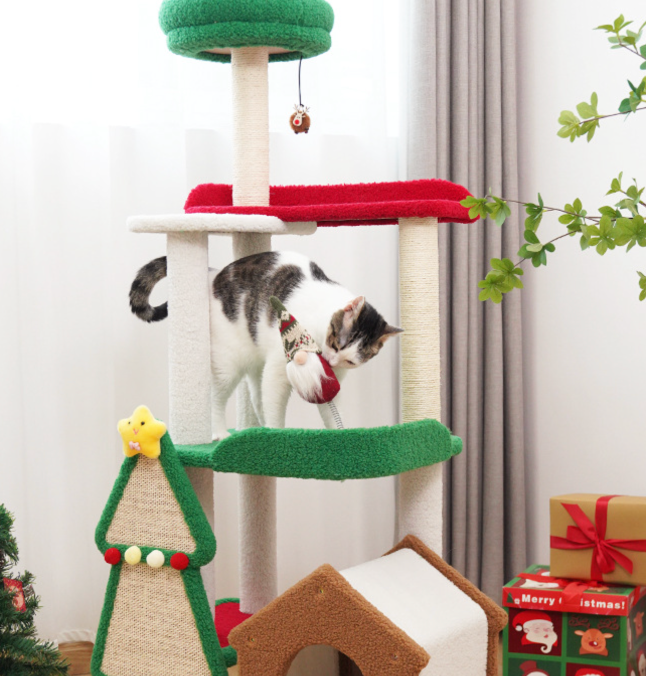 Chenpet Wholesale Pet Durable Cat Trees Cat Climbing Play Houses