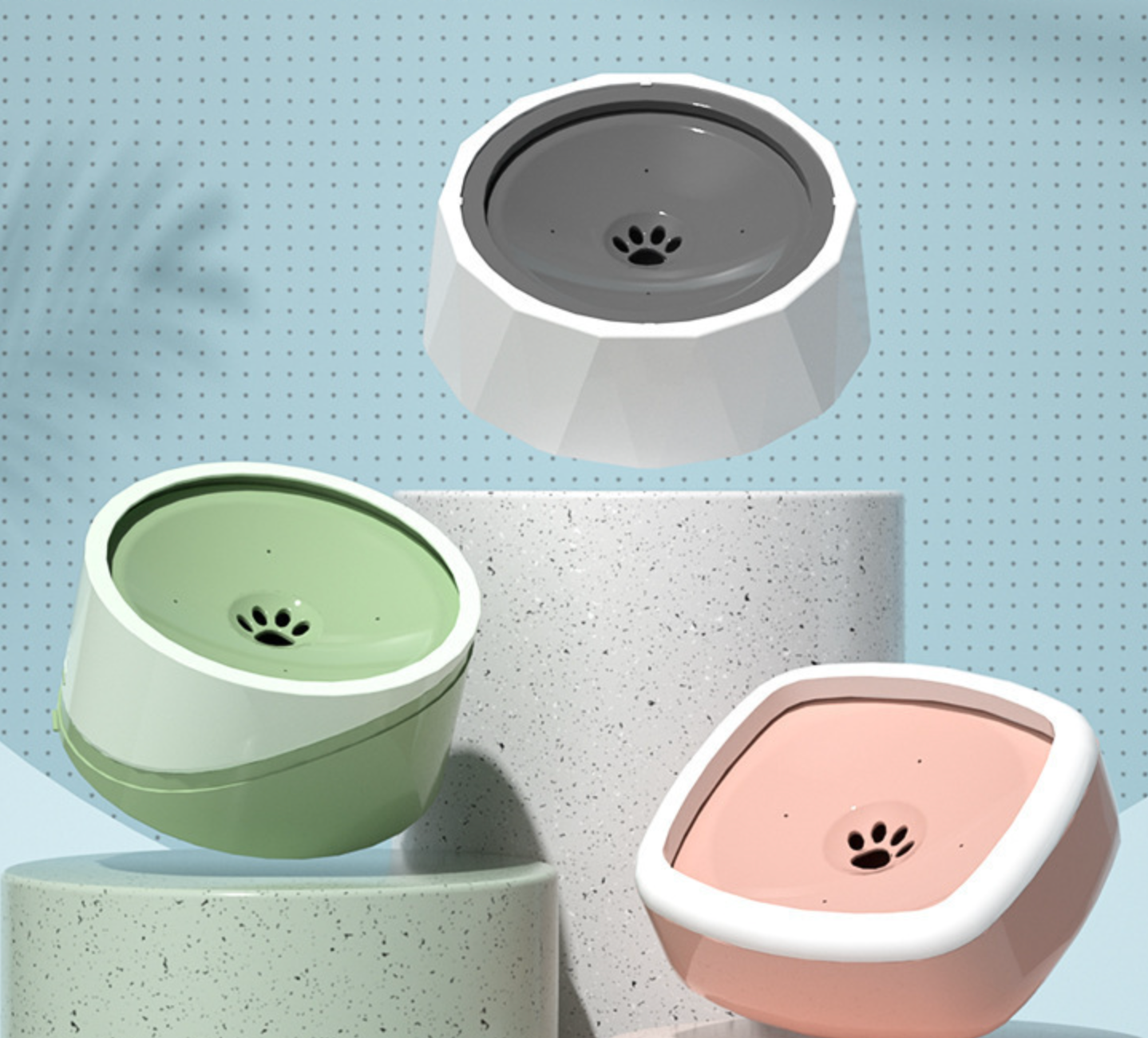 Chenpet Durable ABS&PP Pet Floating Drinker Dog Water Bowls