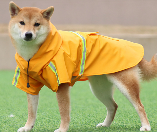 Chenpet PU Waterproof Pet Rainy Coat Dog Clothes