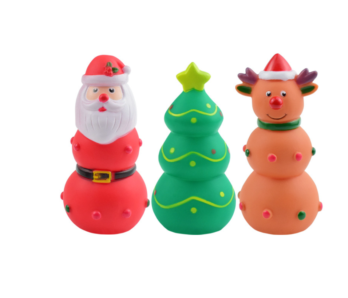 Chenpet Wholesale Christmas  Pet Play Toys Dog Enamel Toys