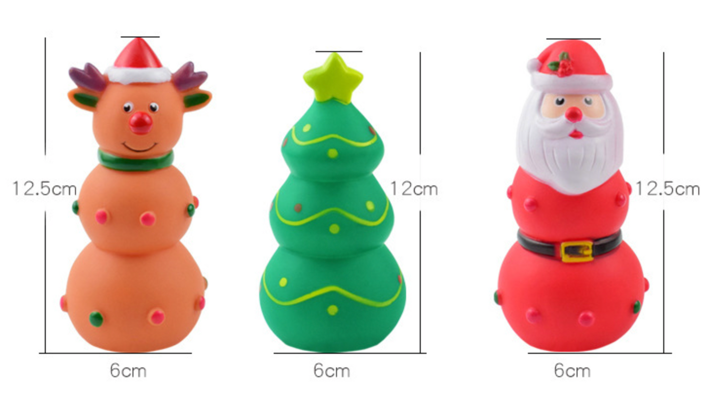 Chenpet Wholesale Christmas  Pet Play Toys Dog Enamel Toys