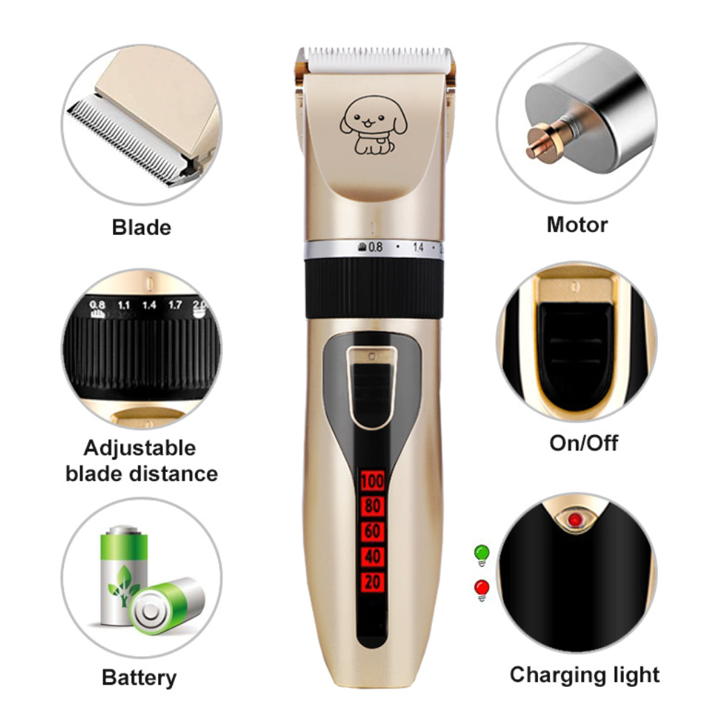 Chenpet High Quality  Pet Electric Push Clippers  Dog Hair Pusher