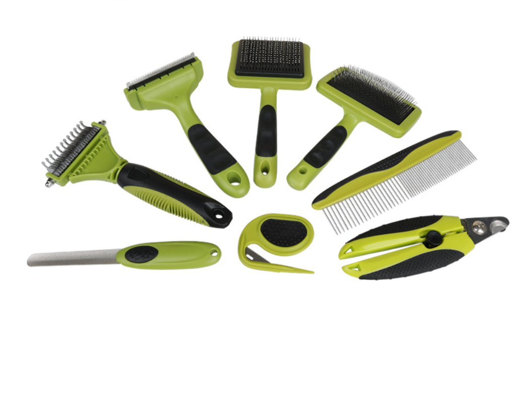 Chenpet Pet Combs Cat De-Fluffing Grooming Combs Dog Shedding Knives Knots Combs