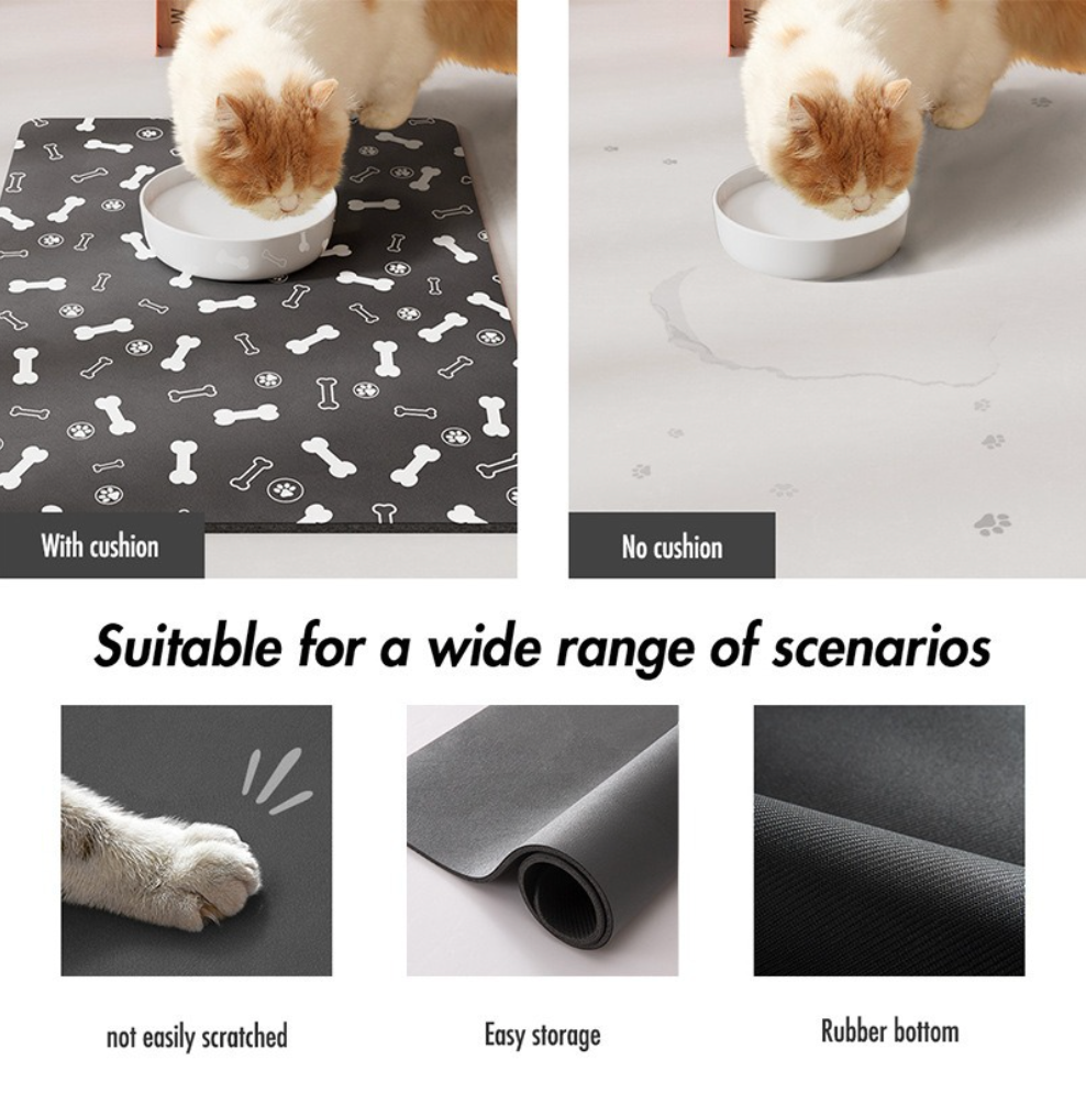 Chenpet Hot Selling Waterproof Pet Mats Leak Proof Moisture Resistant Dog & Cat Feeding Mats