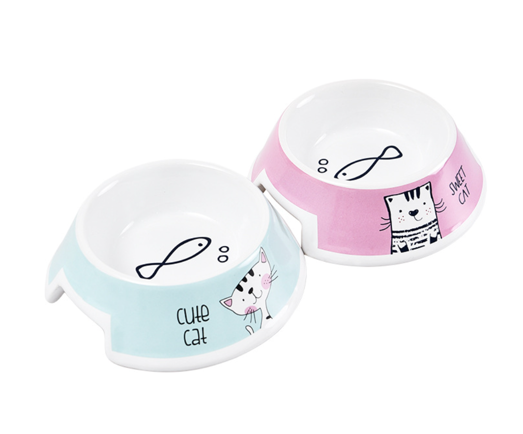 Chenpet High Quality Ceramics Pet Bowels Cat Food Water Bowels