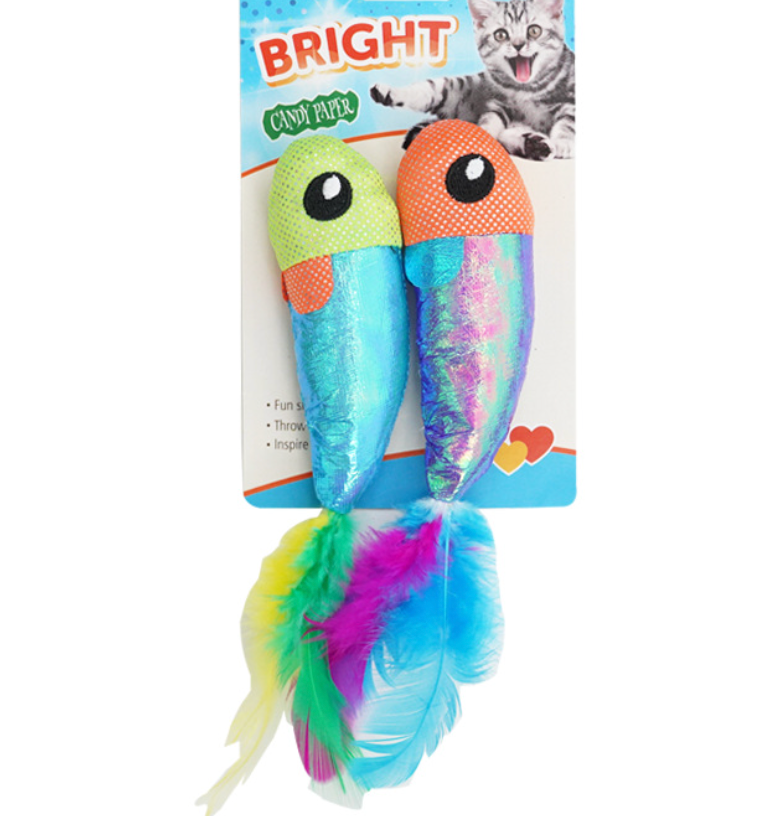 Chenpet Natural Catnip Fish Style Cat Plat Toys