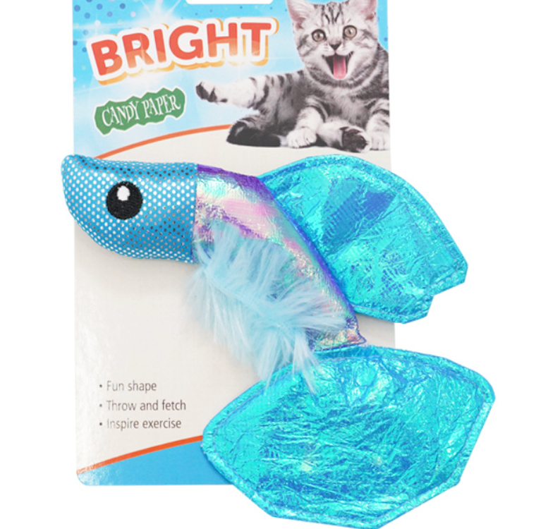 Chenpet Natural Catnip Fish Style Cat Plat Toys