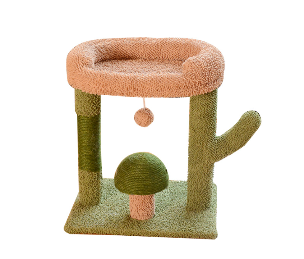 Chenpet New Design Cactus Chenille Cat Trees Cat Climbing