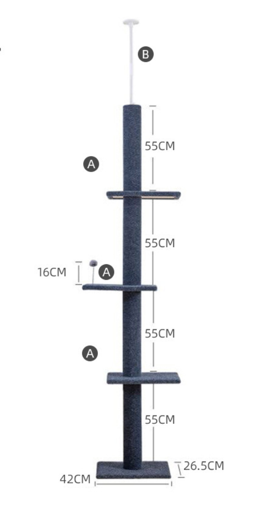 Chenpet Top Cat Climbing Frame Thickened And Stable  Large Cat Jumping Platform Cat Tree