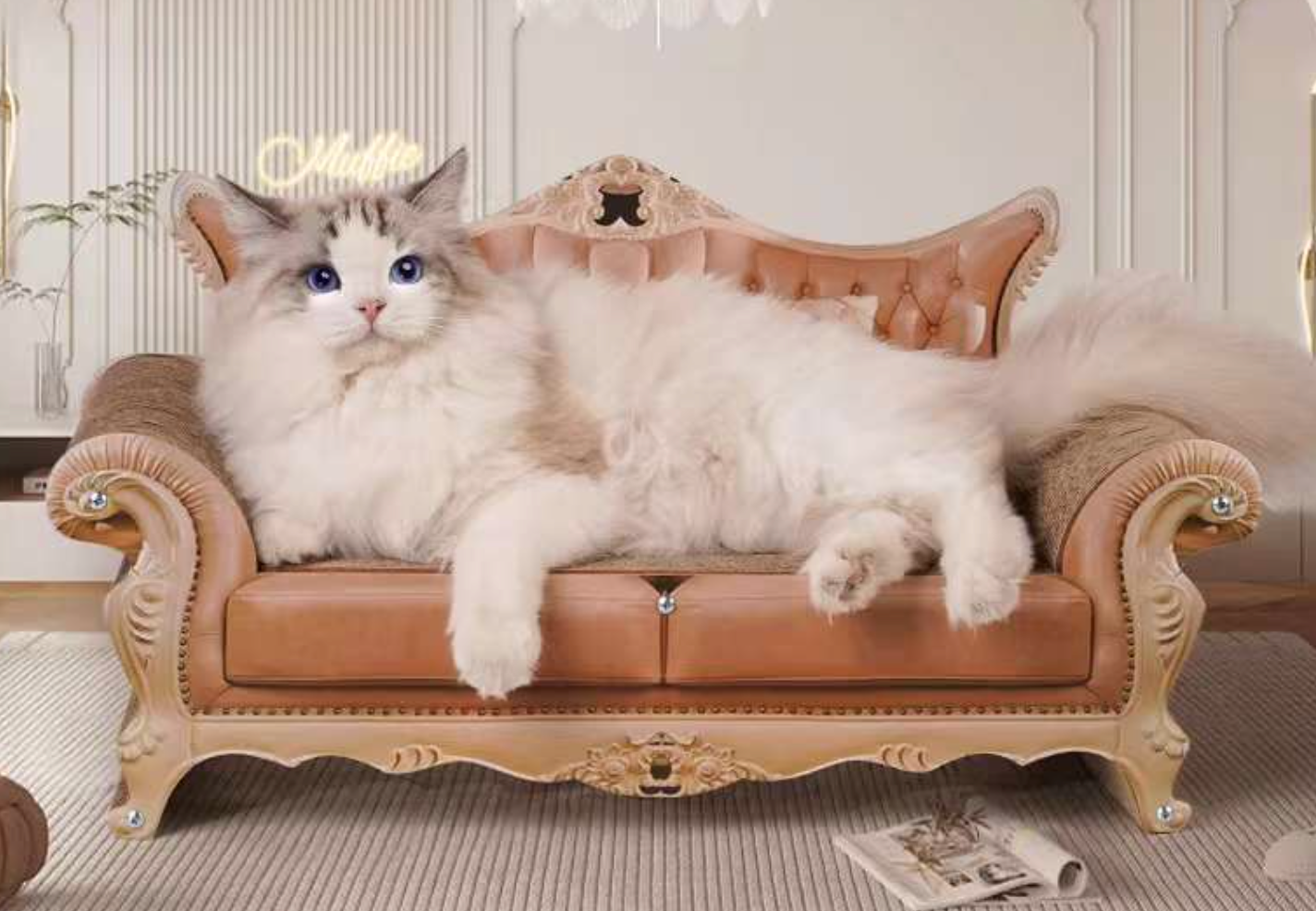 Chenpet Hot Selling Custom Vintage Sofa Cat Scratching Board