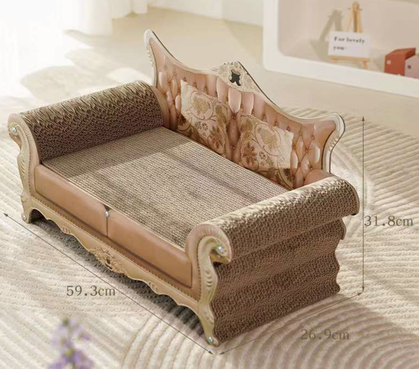 Chenpet Hot Selling Custom Vintage Sofa Cat Scratching Board