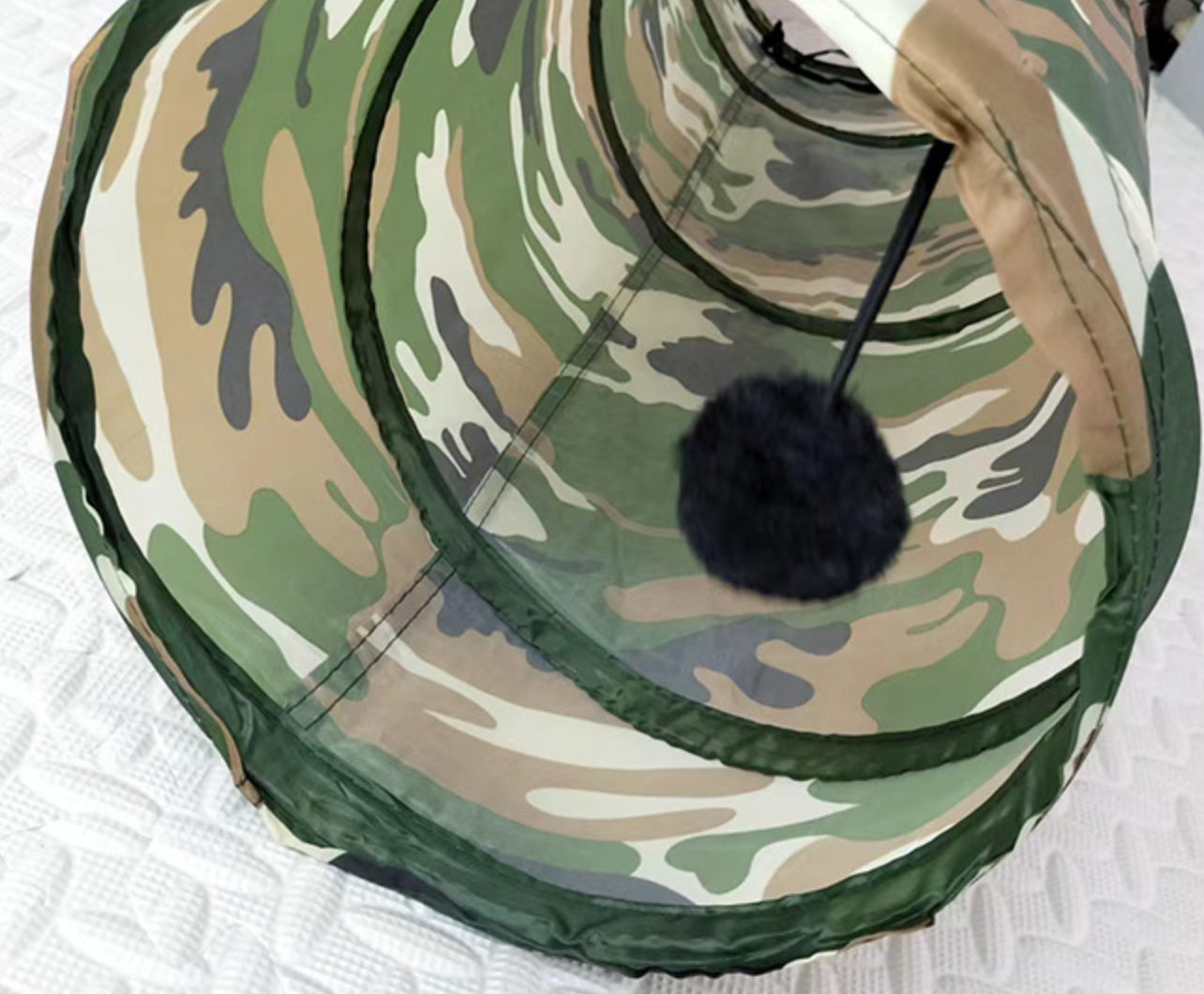 Chenpet Jungle Camouflage Collapsible Cat Tunnels Cat Plays