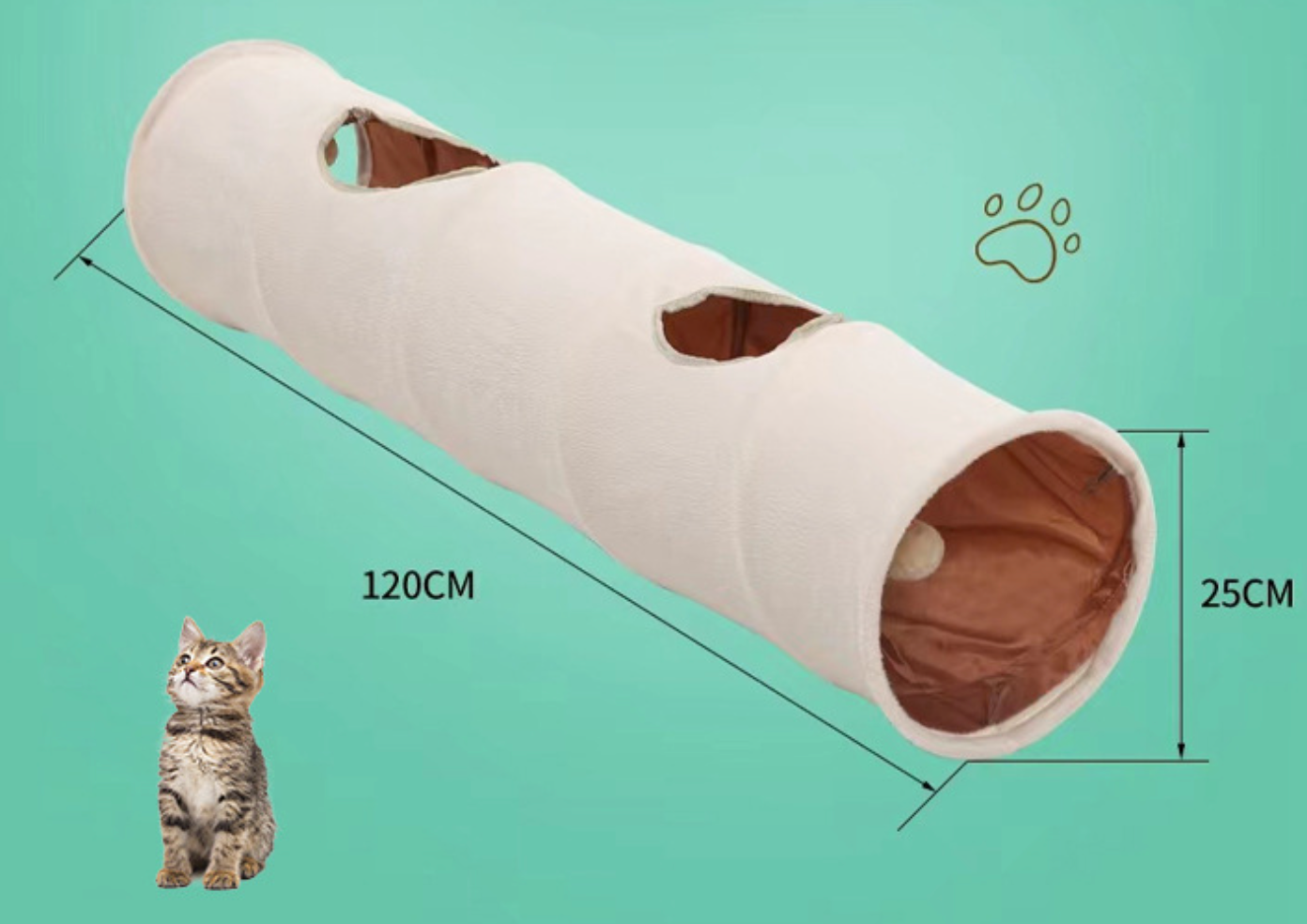 Chenpet Hot Selling Plush Cat Tunnels Pet Tunnels