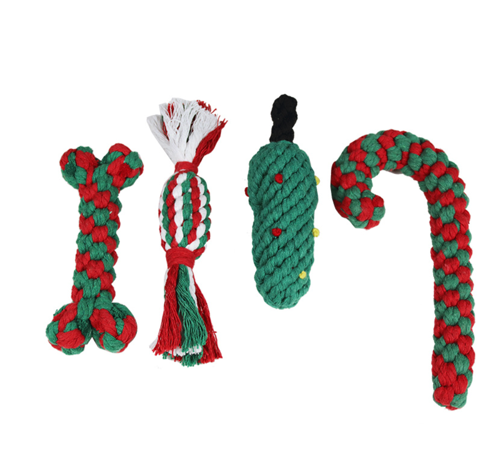 Chenpet Christmas Pet Cotton Rope Toys Wholesale