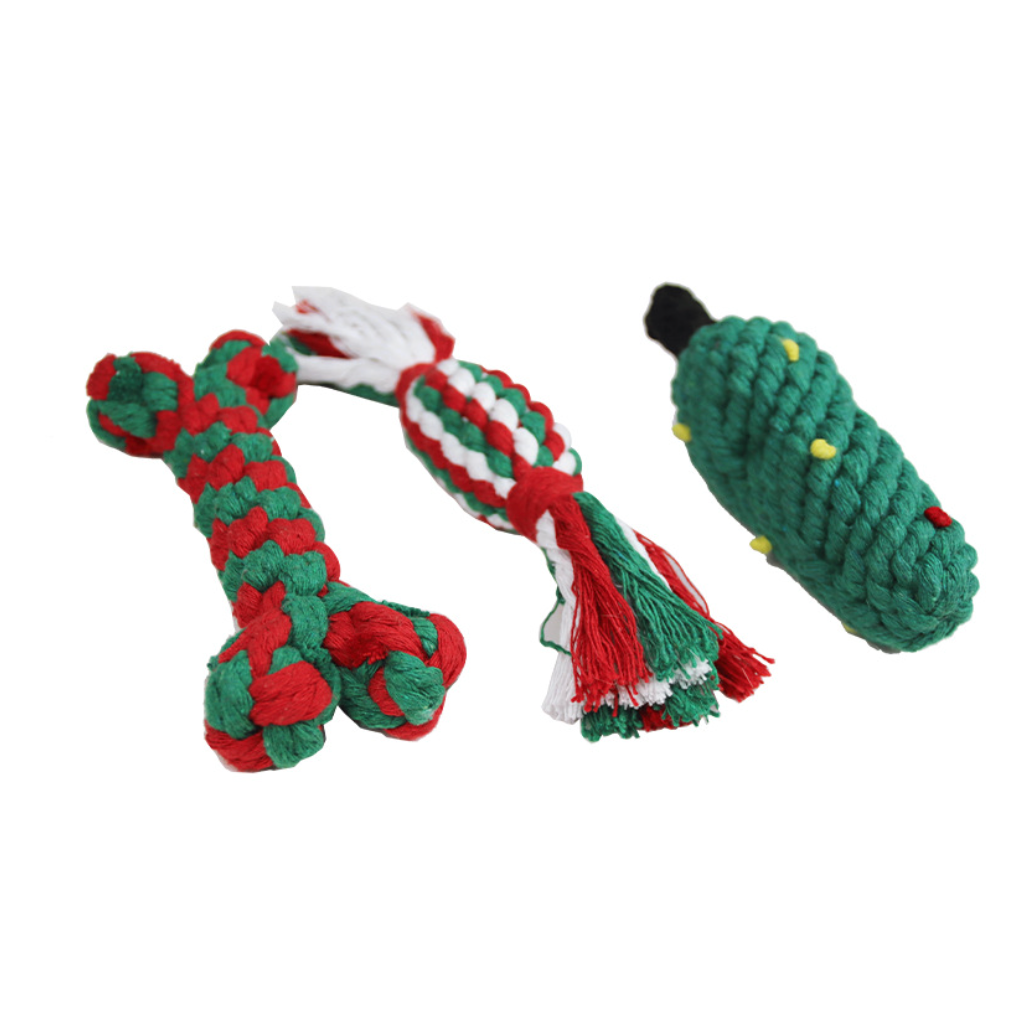 Chenpet Christmas Pet Cotton Rope Toys Wholesale