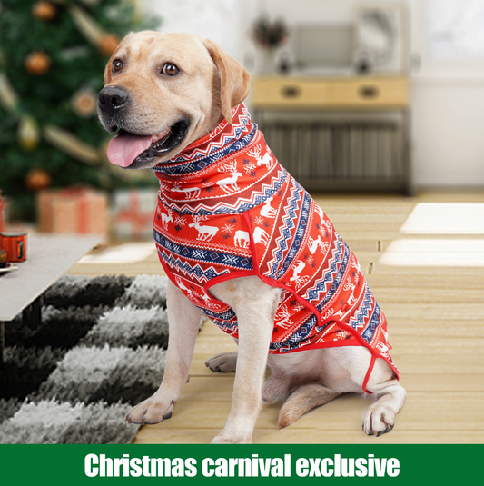 Chenpet Wholesale Hot Selling Large Dogs Winter Warm Sweater Pet Christmas Clothes