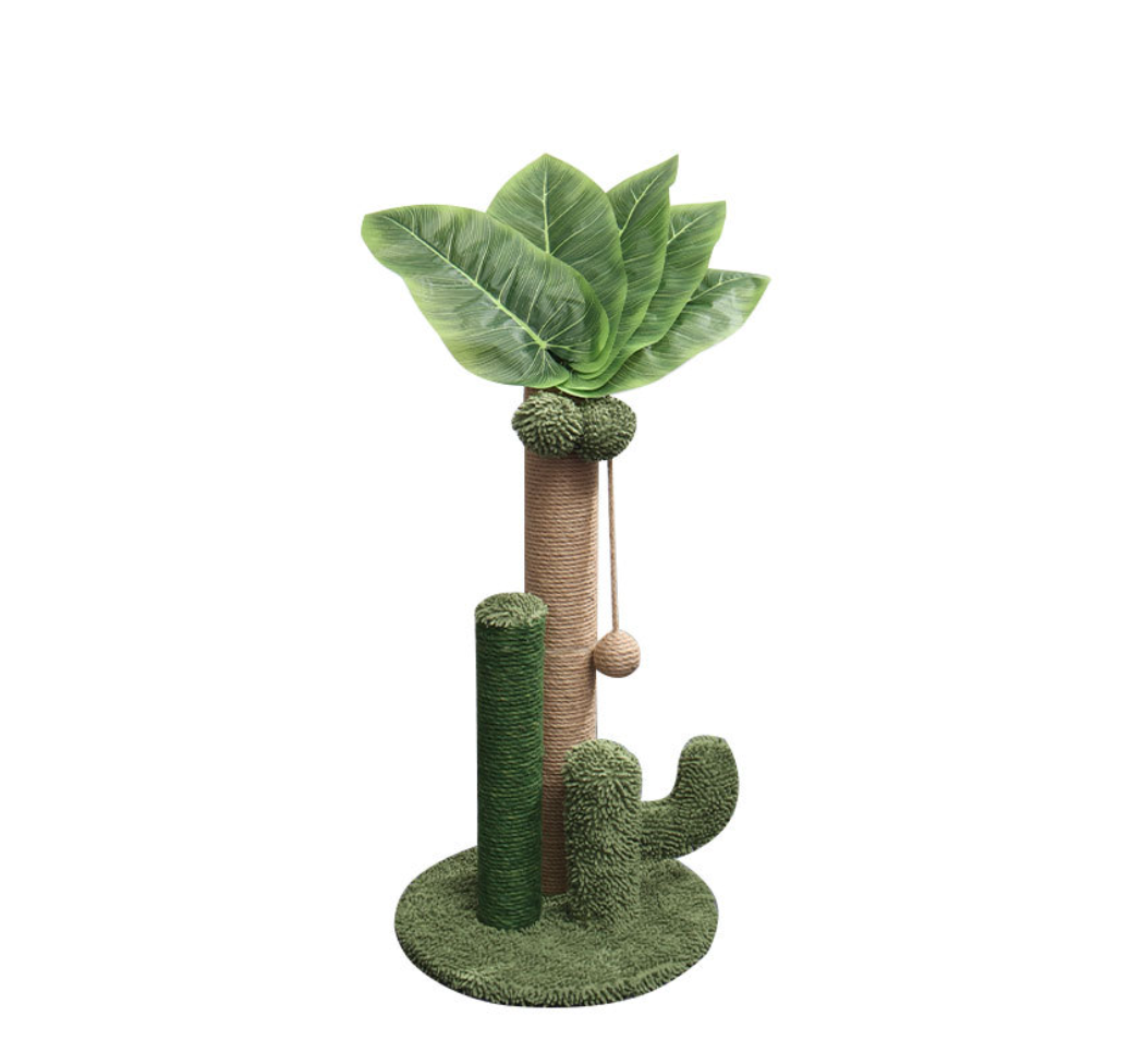 Chenpet Leave Cat Trees Cat Play Cactus Style Cat Trees