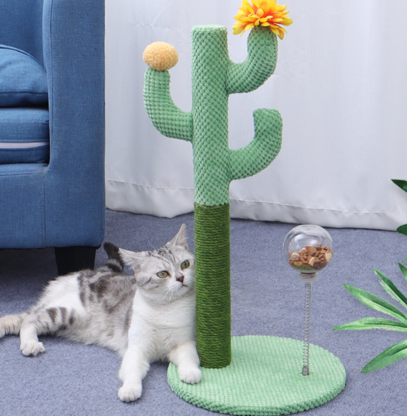 Chenpet Leave Cat Trees Cat Play Cactus Style Cat Trees