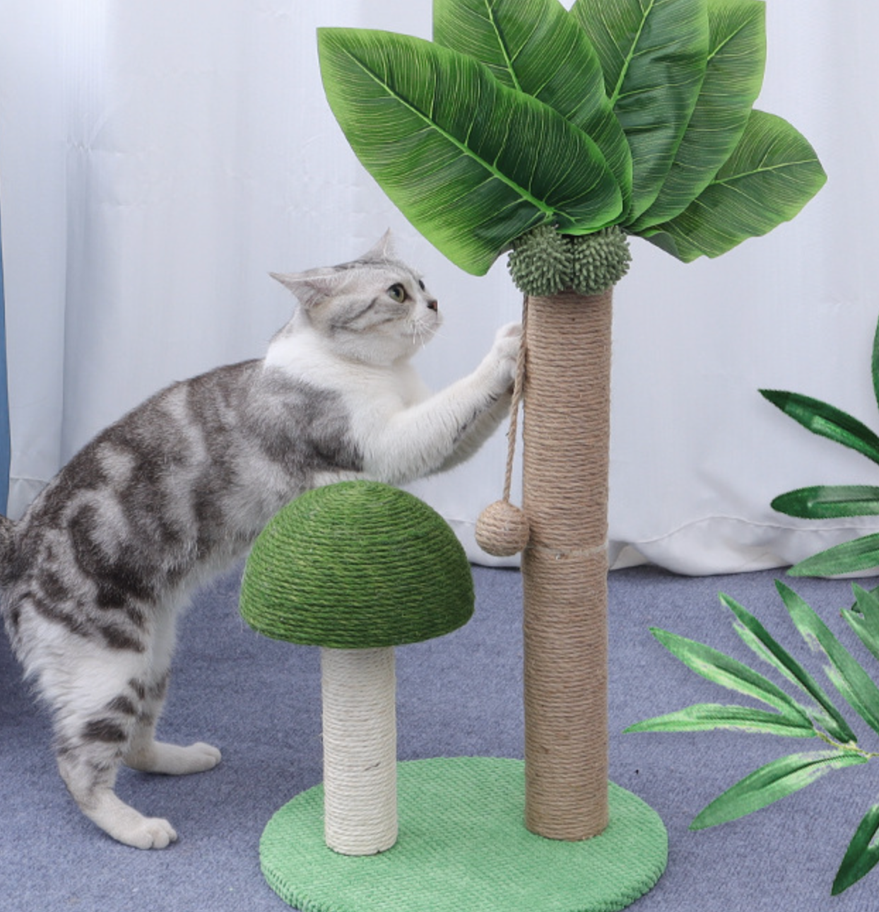 Chenpet Leave Cat Trees Cat Play Cactus Style Cat Trees