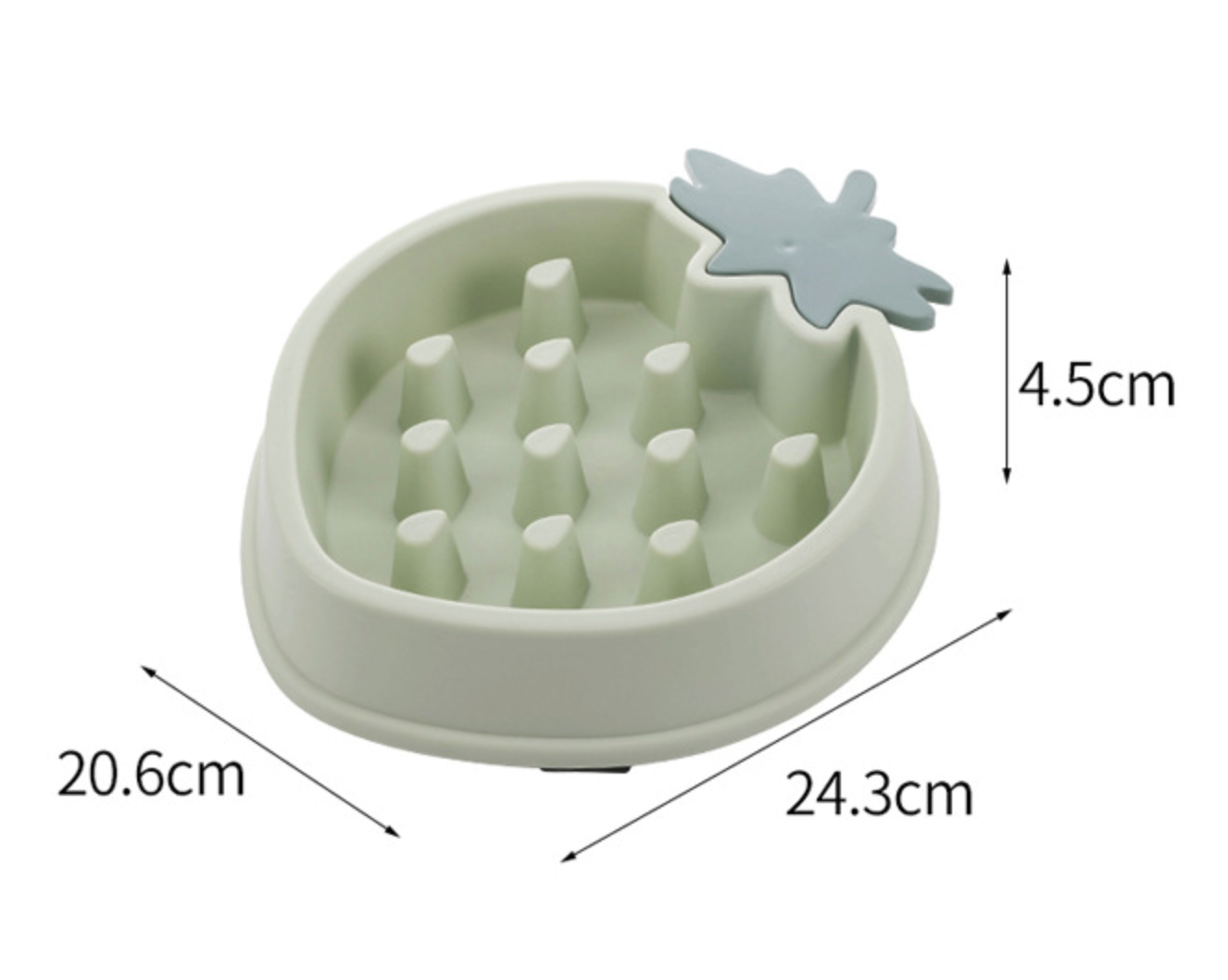 Chenpet Custom Strawberry Shape Pet Puzzle Leak Proof Slow Food Bowl