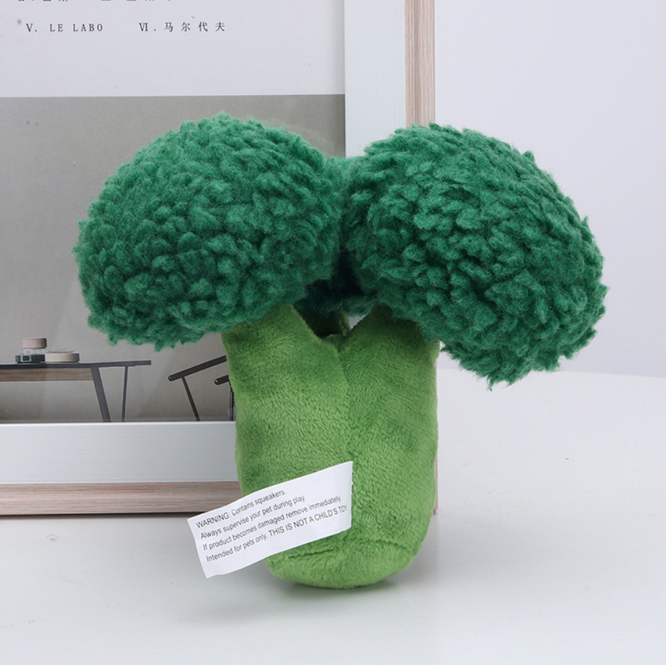 Chenpet Eco-friendly Broccoli Style Pet Plush Dog Toys