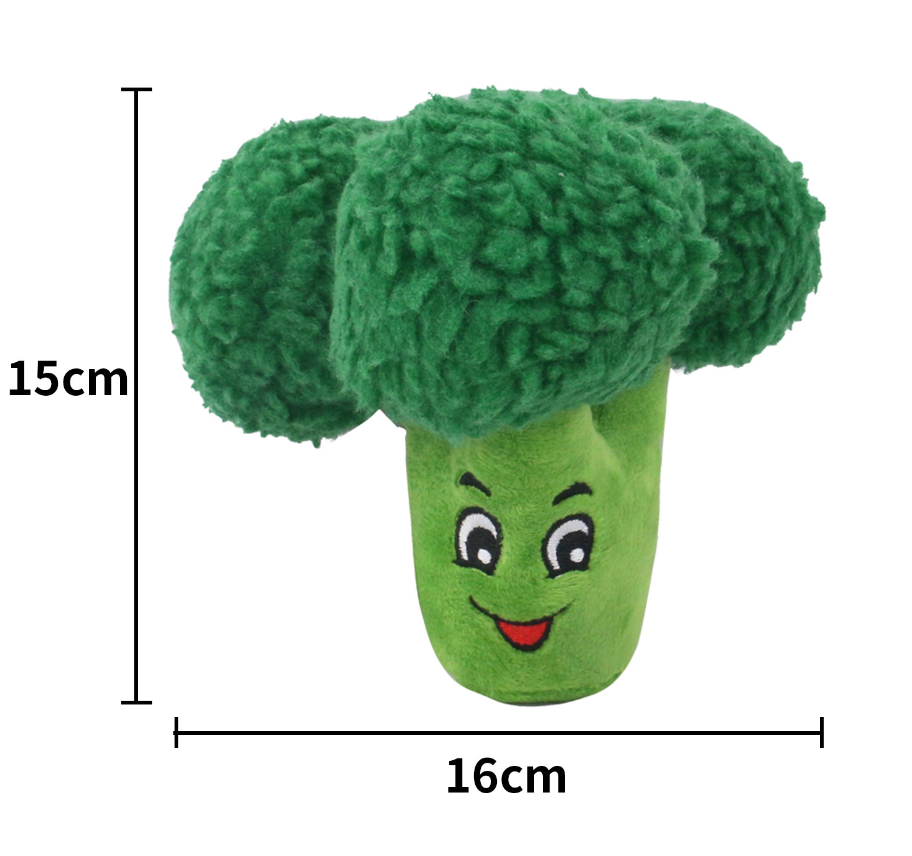 Chenpet Eco-friendly Broccoli Style Pet Plush Dog Toys