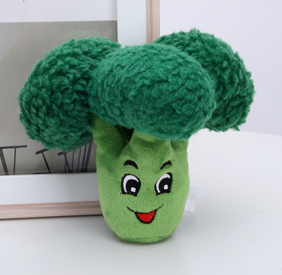 Chenpet Eco-friendly Broccoli Style Pet Plush Dog Toys