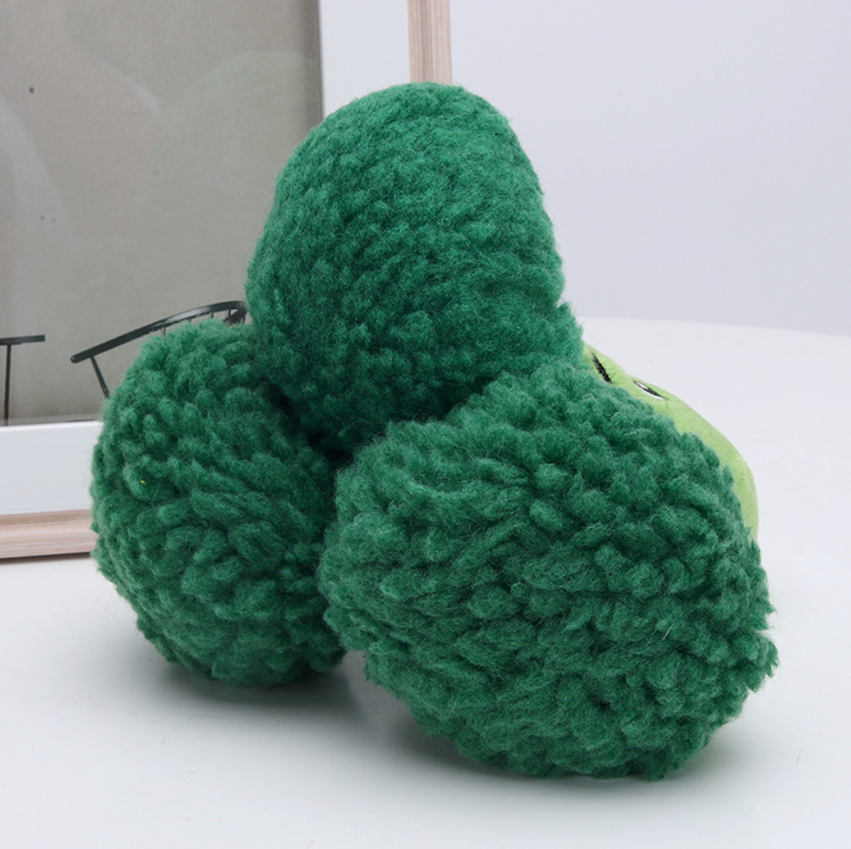 Chenpet Eco-friendly Broccoli Style Pet Plush Dog Toys