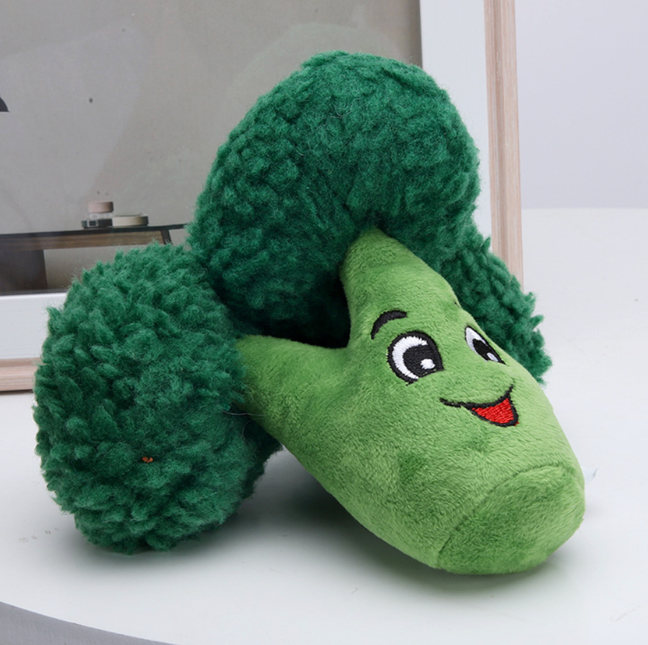 Chenpet Eco-friendly Broccoli Style Pet Plush Dog Toys