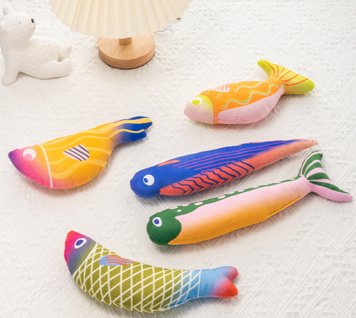 Chenpet Eco-friendly Fish Style Cat Play Catnip Toys