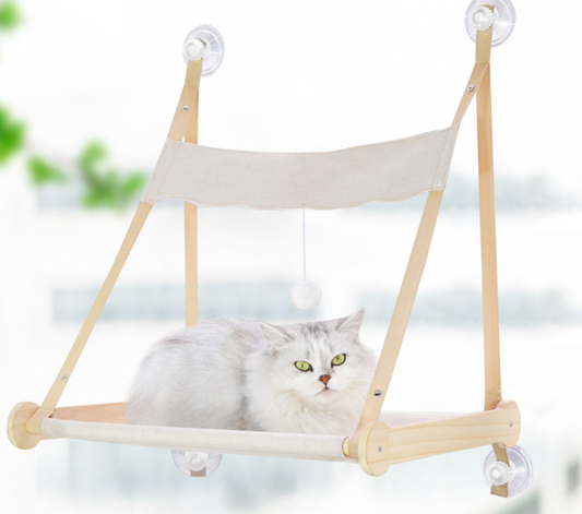 Chenpet High Quality Solid Wood Cat Wooden Hanging Bed