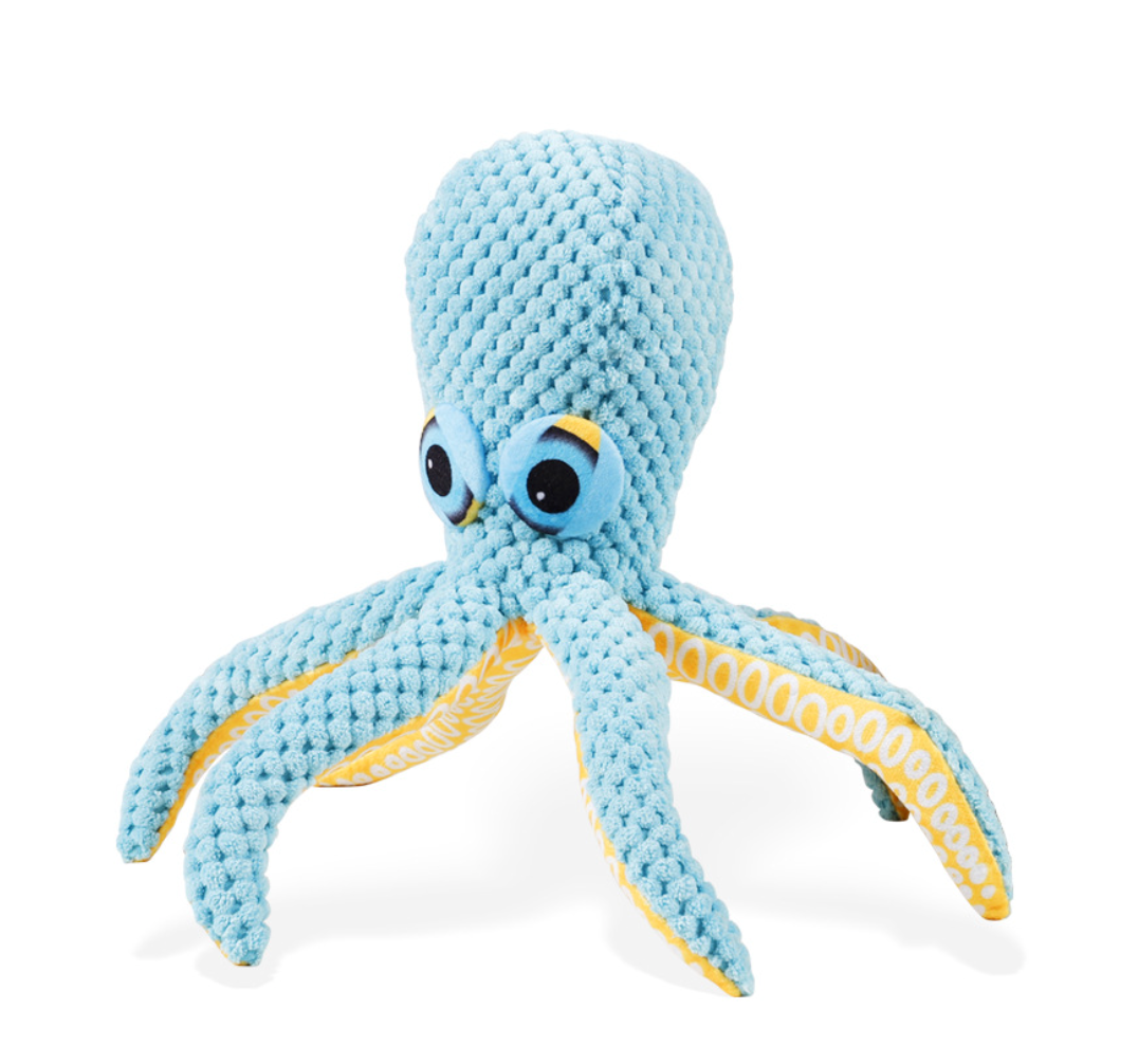 Chenpet Eco-friendly Plush Octopuses Pet Toys Dog Chews Toys