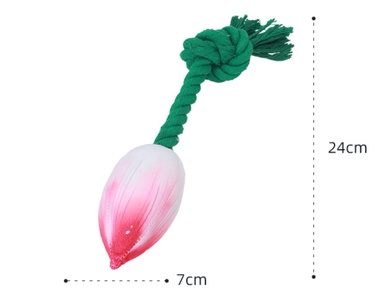 Chenpet Eco-friendly Lotus Flower Pet Plush Dog Toys