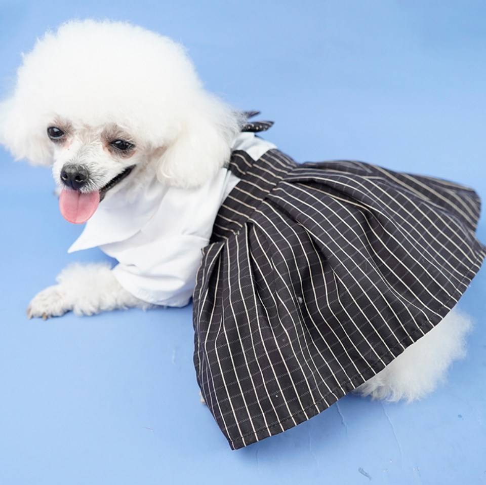 Chenpet Wholesale Striped Pet Couple Clothes Dog Clothes