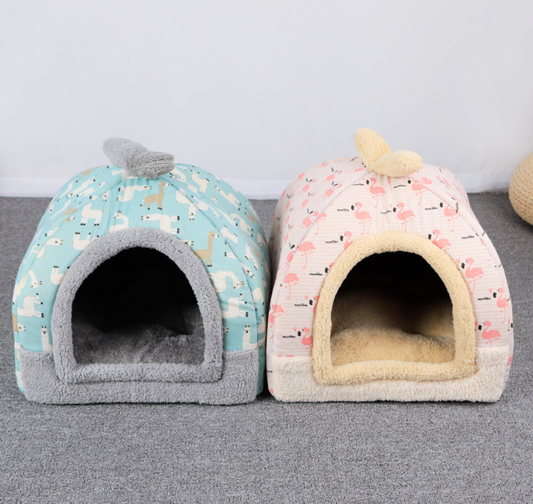 Chenpet Wholesale Custom Small Pet House Dog Bunny Cat Beds