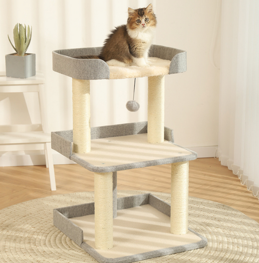 Chenpet Durable Large Sofa Fabric Cat Trees Cat Climbing