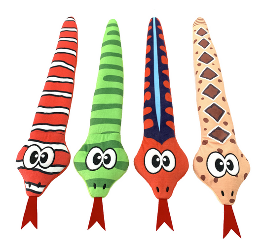 Chenpet New Design Pet Plush Snake Style Dog Toys