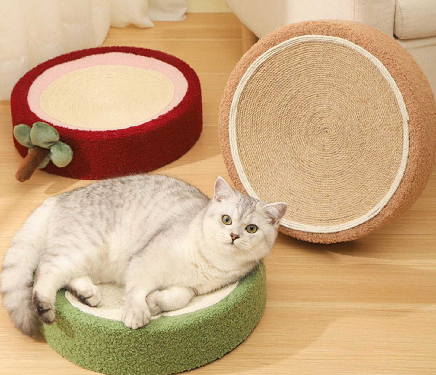 Chenpet Wholesale Hot Selling Flower Design Cat Sisal Scratchers