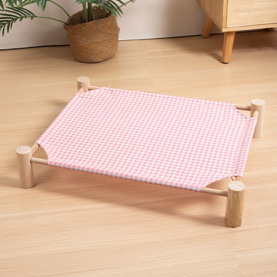 Chenpet Slid Wood Breathable Pet Beds Small Pet Wood Beds