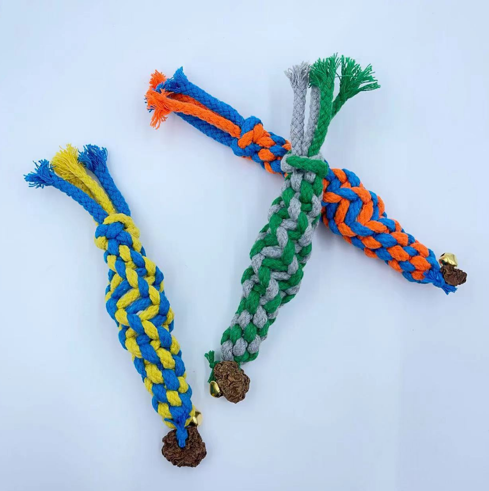 Chenpet Custom Cat Teething Relief Cotton Rope Catnip  Cat Toys